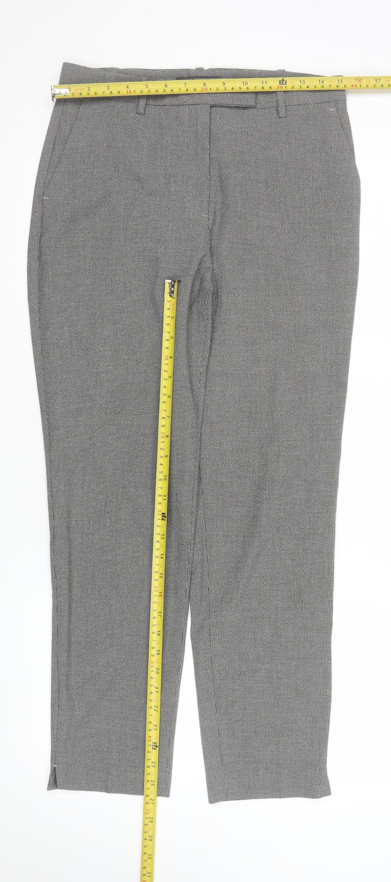 Womens UK Size 10 Marks and Spencer Regular Fit Business Casual Workwear Grey Tr