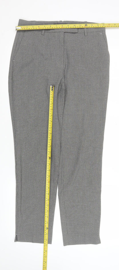 Womens UK Size 10 Marks and Spencer Regular Fit Business Casual Workwear Grey Tr