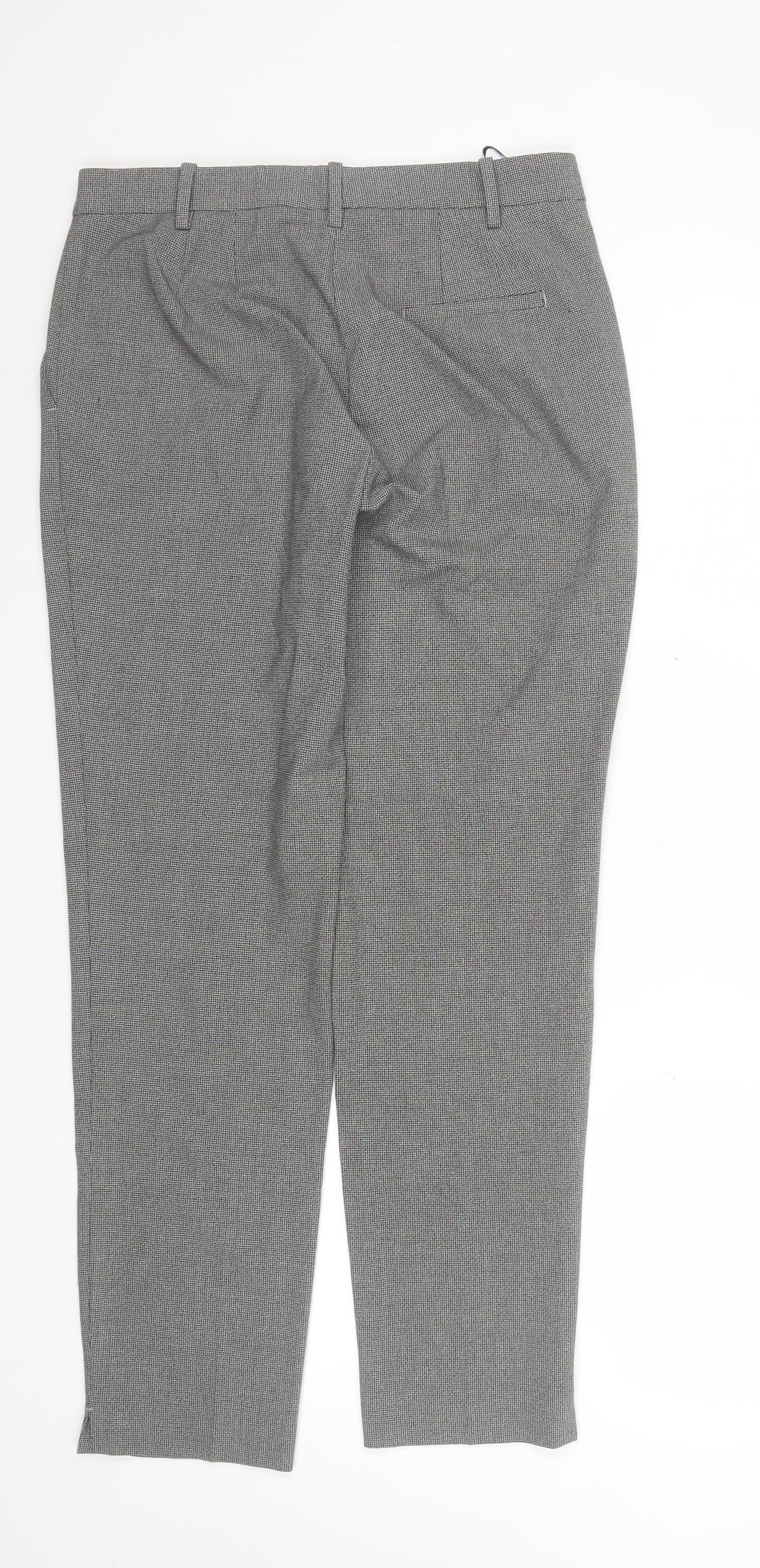 Womens UK Size 10 Marks and Spencer Regular Fit Business Casual Workwear Grey Tr