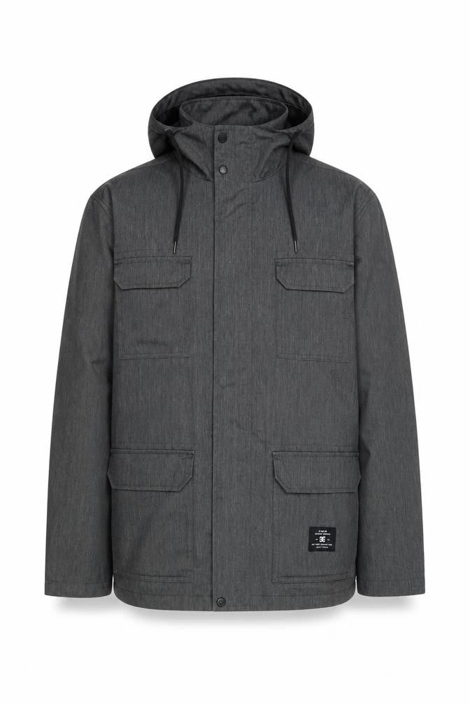 Mens UK Size M DC Grey Parka Coat