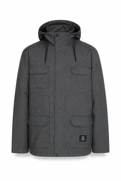 Mens UK Size M DC Grey Parka Coat