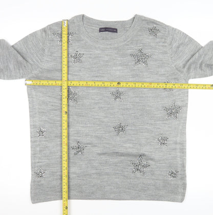 Womens UK Size XL Marks and Spencer Grey Basic T-Shirt