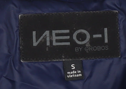 Womens UK Size S NEO-I BY OROBOS Blue Puffer Jacket