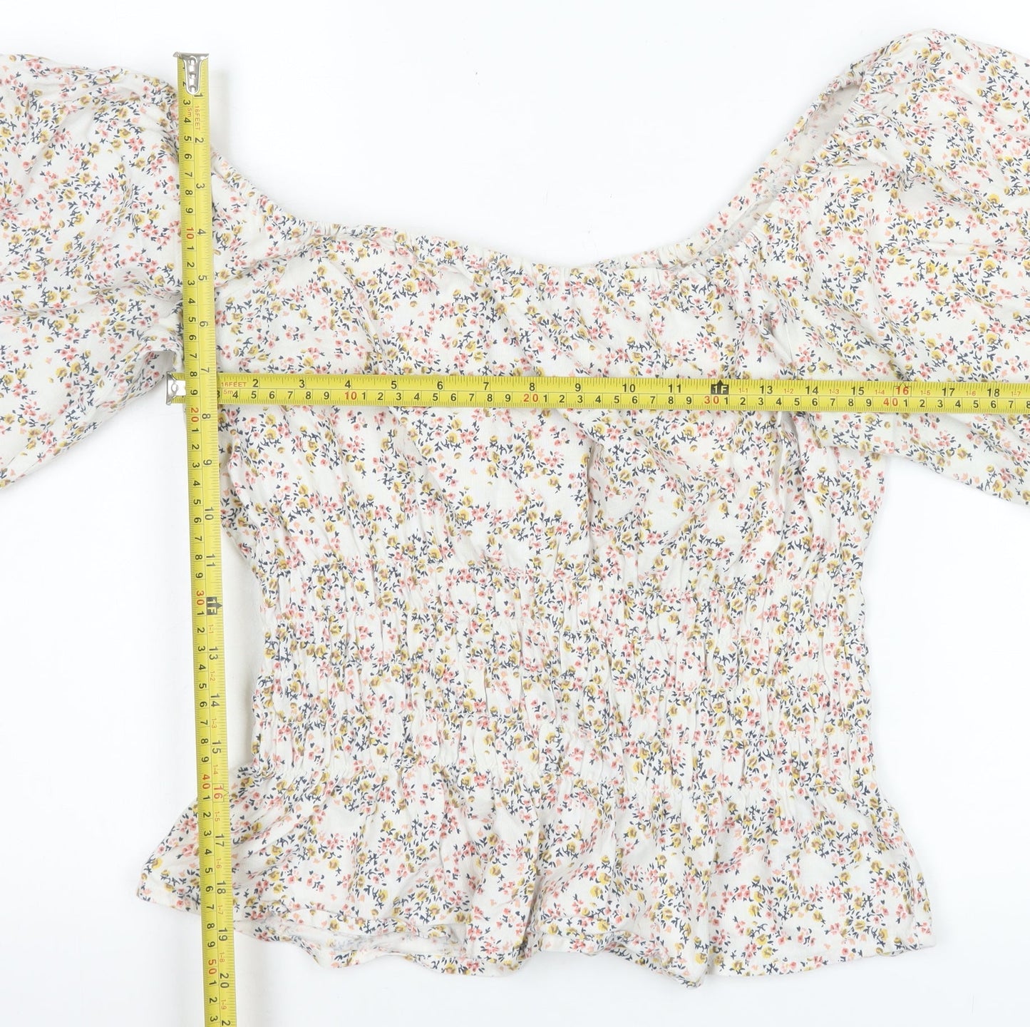 Womens UK Size 14 ASOS Multicoloured Tunic Blouse