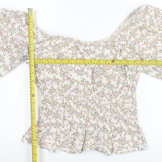Womens UK Size 14 ASOS Multicoloured Tunic Blouse
