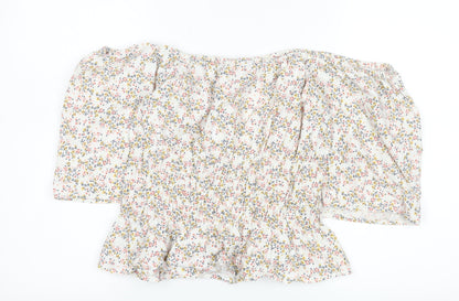 Womens UK Size 14 ASOS Multicoloured Tunic Blouse