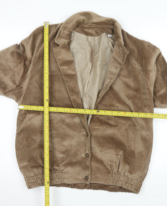 Womens UK Size 14 Viyella Brown Basic Jacket