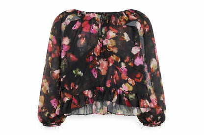 Womens UK Size 16 River Island Multicoloured Wrap Blouse