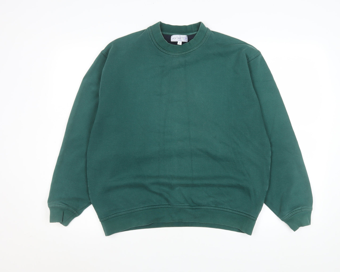 Mens UK Size M Antartex Green Pullover Sweatshirt