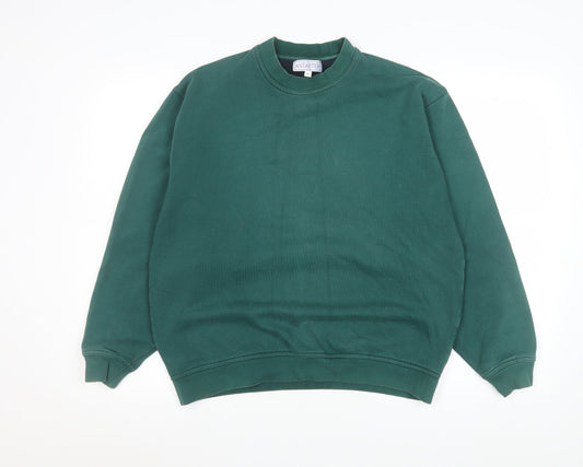 Mens UK Size M Antartex Green Pullover Sweatshirt