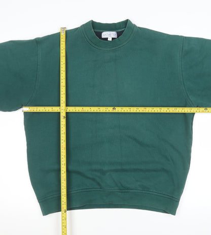 Mens UK Size M Antartex Green Pullover Sweatshirt