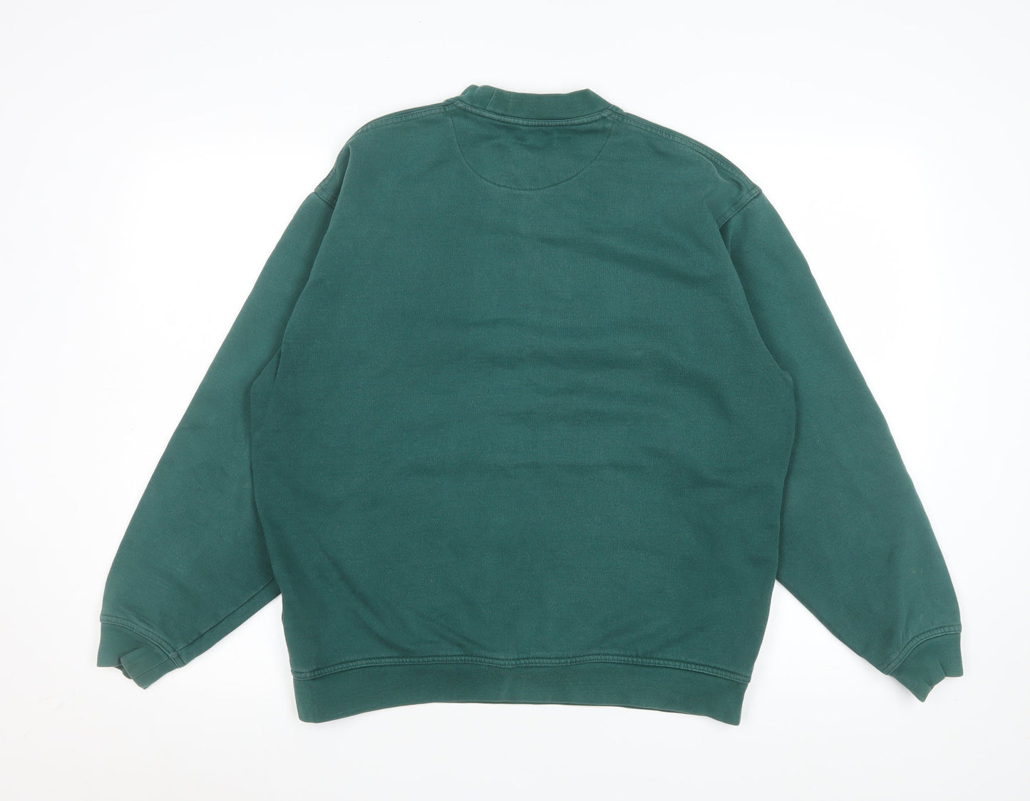 Mens UK Size M Antartex Green Pullover Sweatshirt