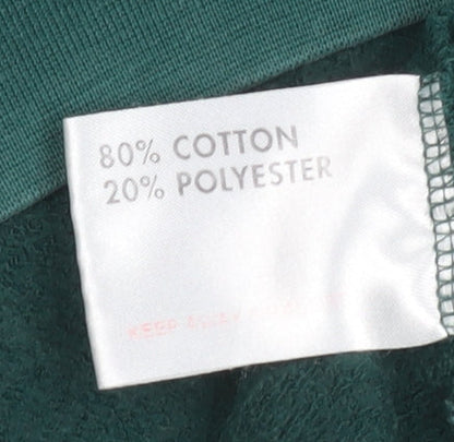 Mens UK Size M Antartex Green Pullover Sweatshirt