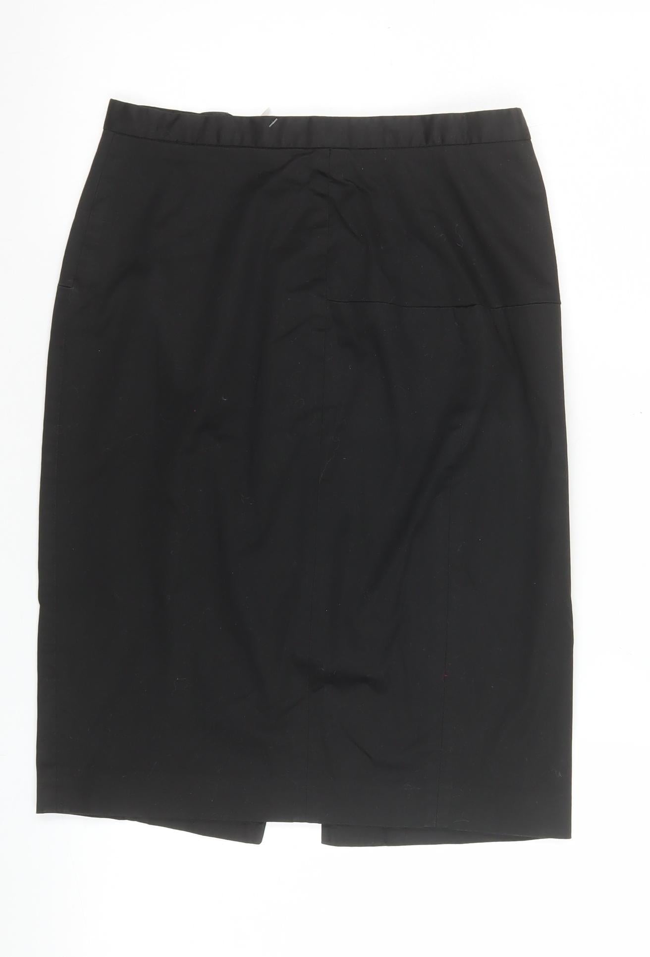 Womens UK Size 10 French Connection Straight & Pencil Twill Skirt