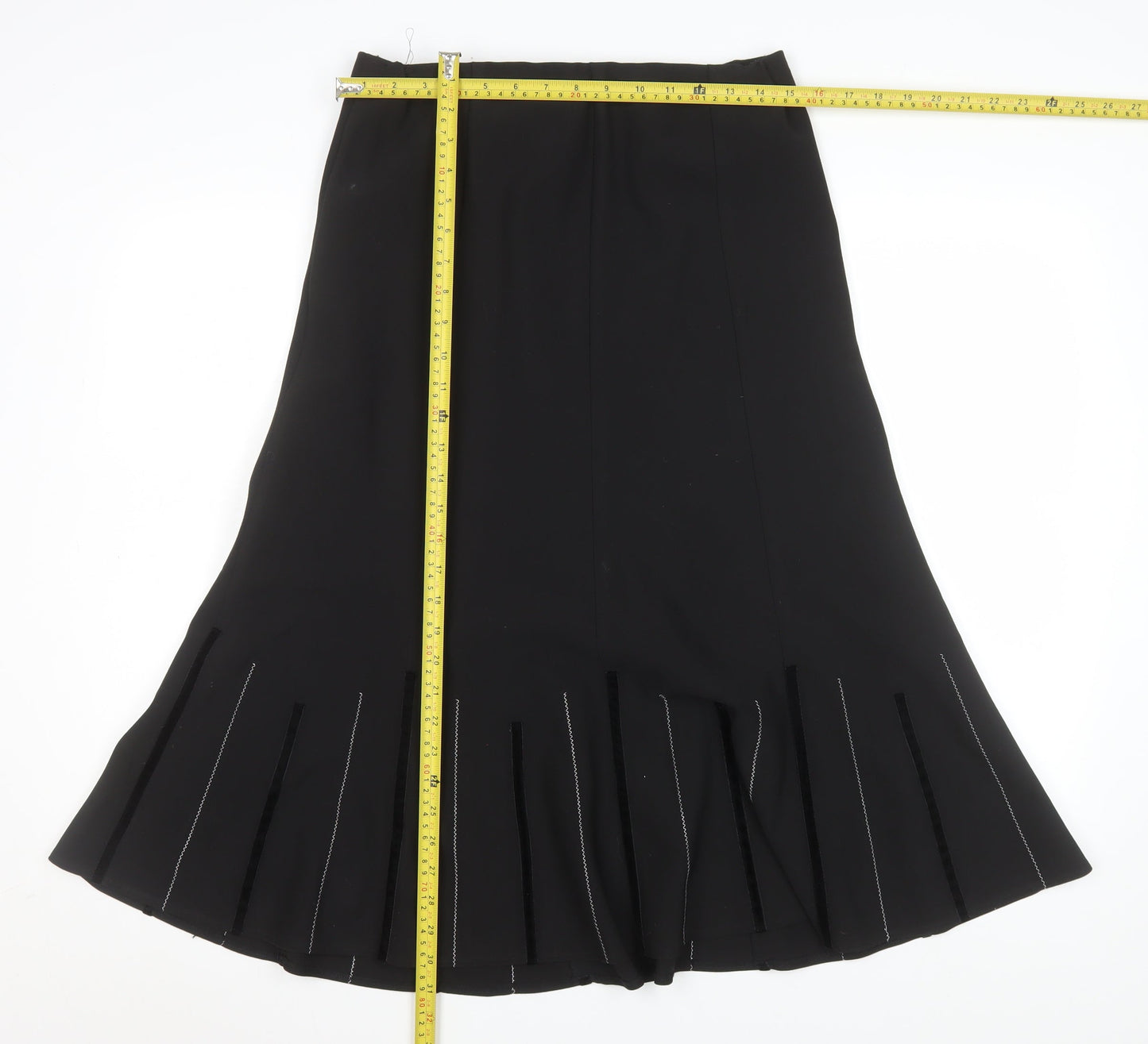 Womens UK Size 12 Platform Flare  Skirt