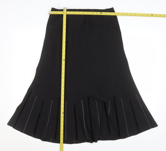 Womens UK Size 12 Platform Flare  Skirt