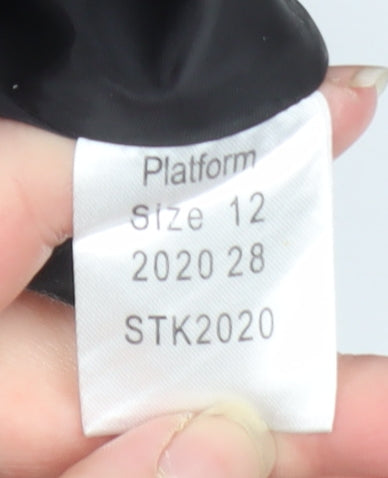 Womens UK Size 12 Platform Flare  Skirt