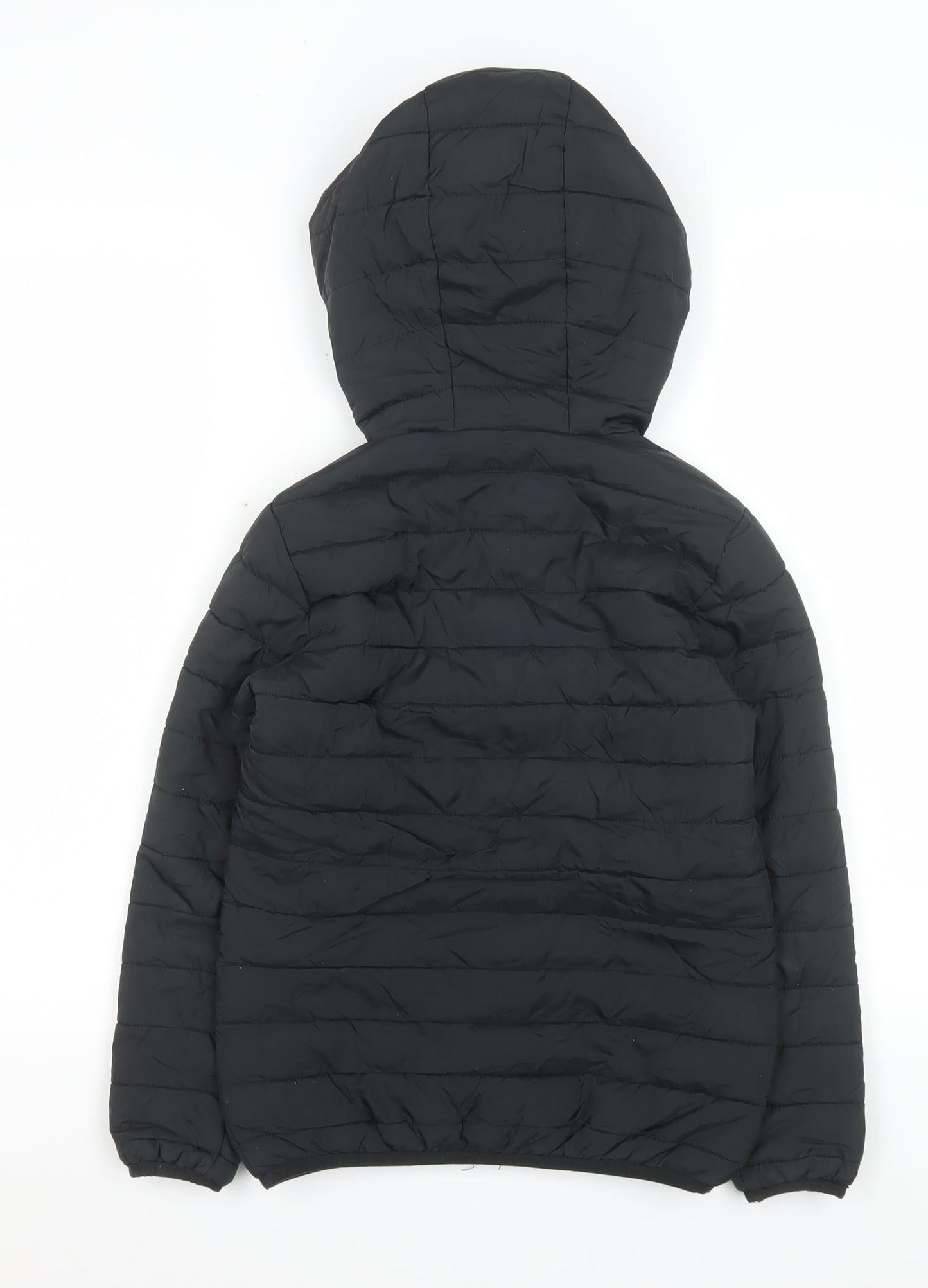 Boys UK Size 8 Years JACK & JONES Black Puffer Jacket
