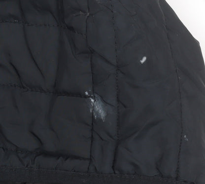 Boys UK Size 8 Years JACK & JONES Black Puffer Jacket