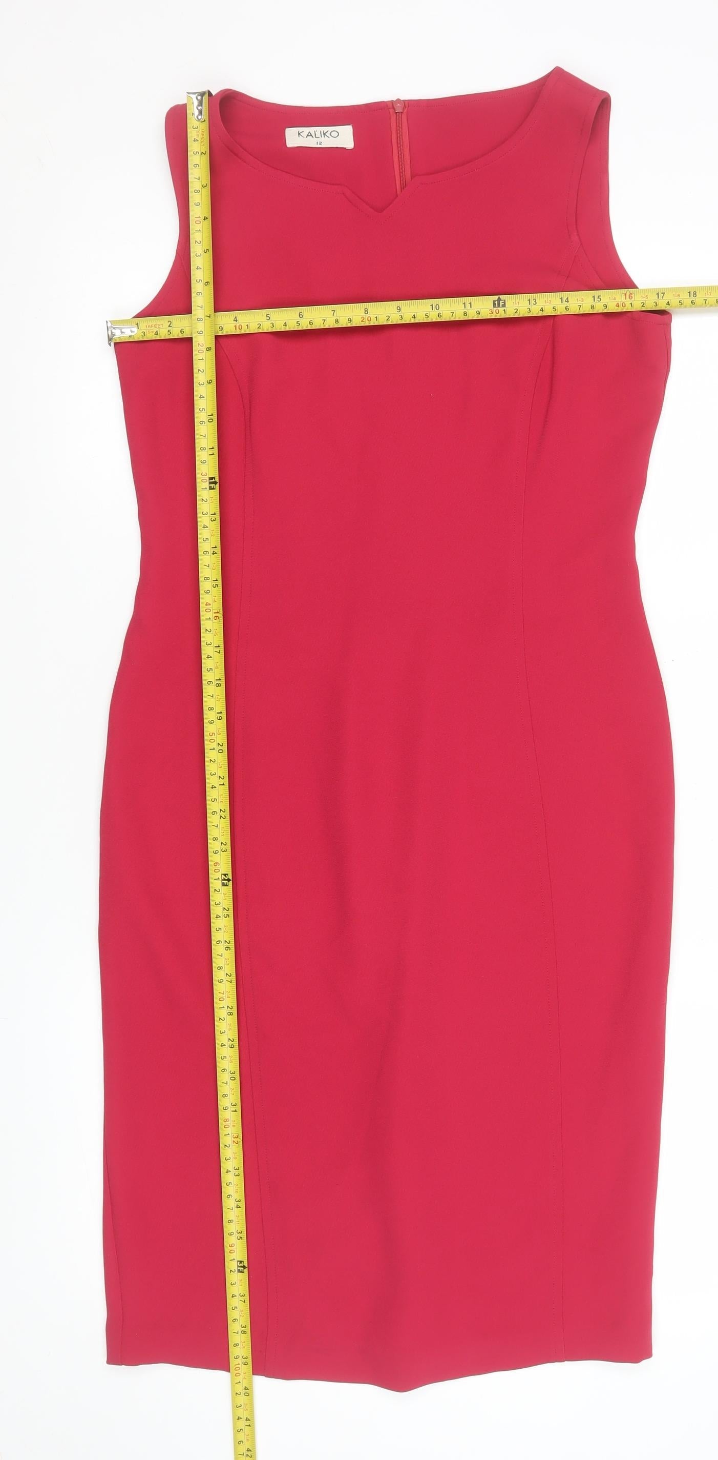Womens UK Size 12 Kaliko Sheath Dress