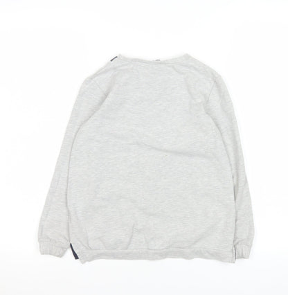 Girls UK Size 9 Years Mayoral Grey Pullover T-Shirt