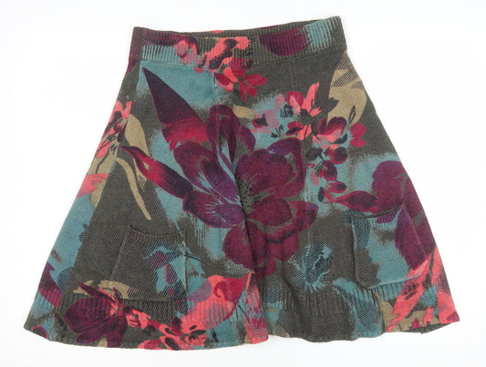 Womens UK Size 8 ANNA SCOTT A-Line Knit Skirt