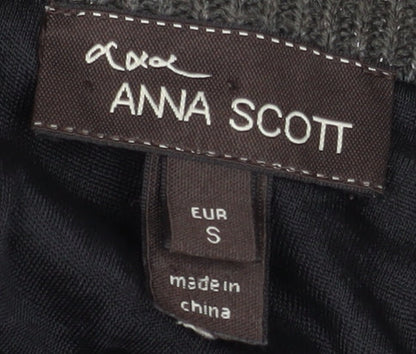 Womens UK Size 8 ANNA SCOTT A-Line Knit Skirt