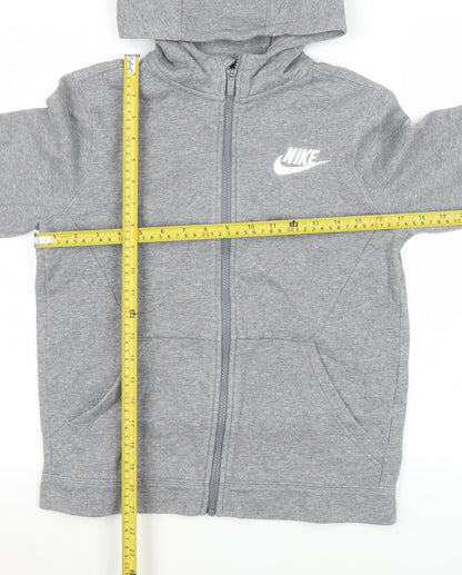 Teens UK Size L Nike Grey Basic Jacket