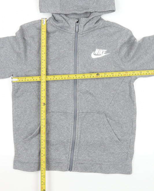 Teens UK Size L Nike Grey Basic Jacket