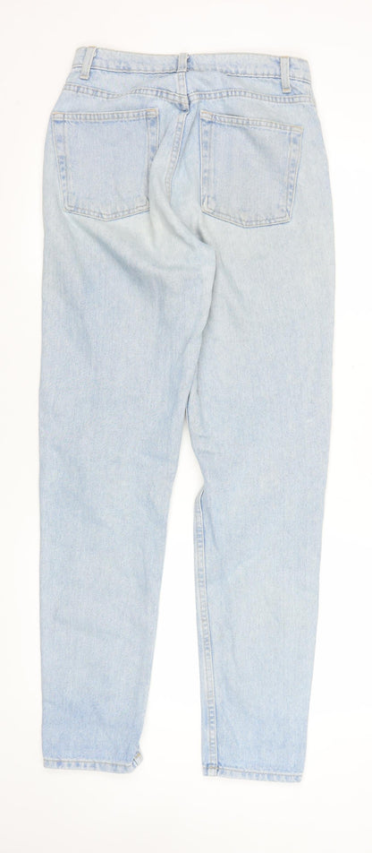 Womens UK Size 8 American Apparel Regular Fit Mom Blue Jeans
