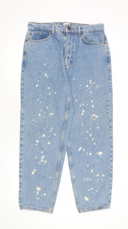 Womens UK Size M BDG Relaxed Fit Mom Blue Jeans