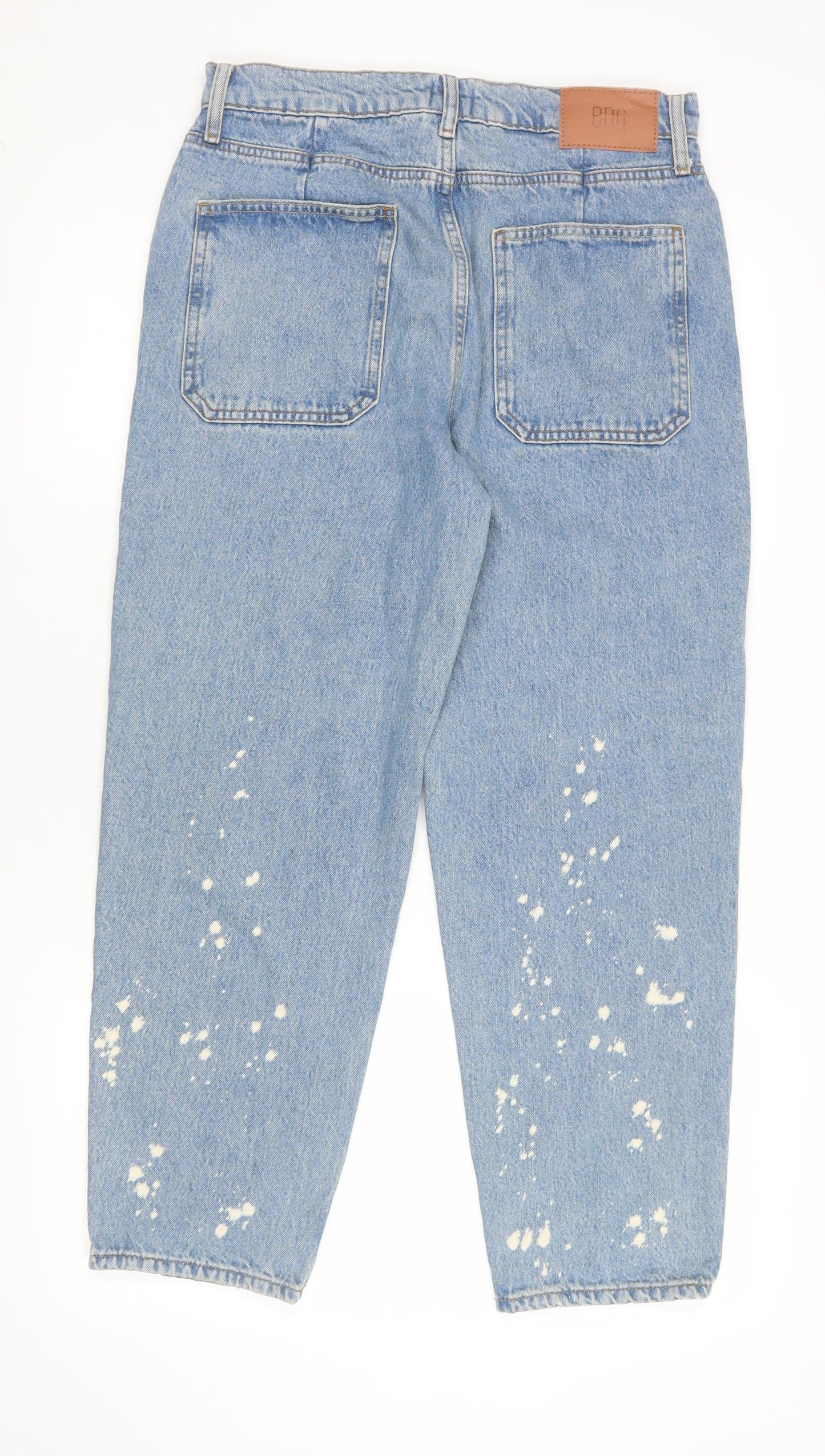 Womens UK Size M BDG Relaxed Fit Mom Blue Jeans