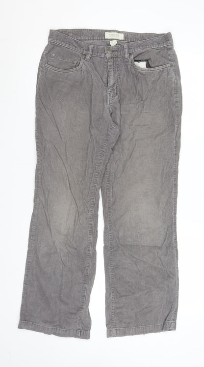 Womens UK Size 32x30 Sonoma Life + Style Regular Fit Chino Grey Trousers