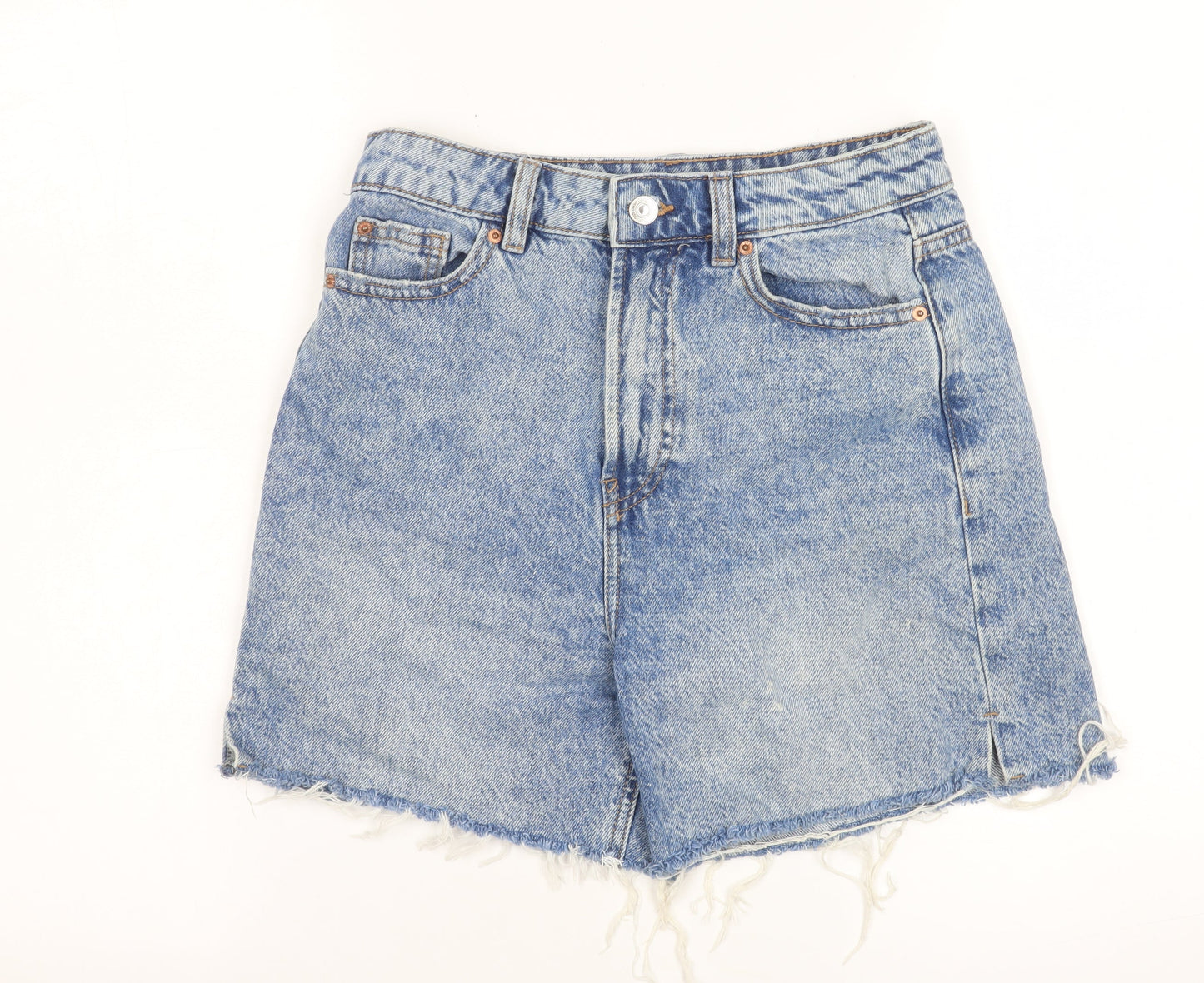 Womens UK Size 6 Denim Co. Regular Fit Cut-Off Shorts