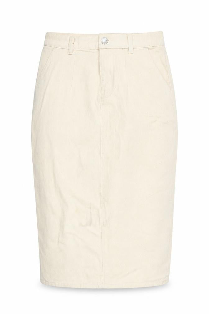 Womens UK Size 10 Boohoo Blue Straight & Pencil Twill Skirt