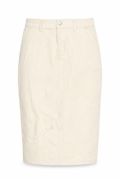 Womens UK Size 10 Boohoo Blue Straight & Pencil Twill Skirt