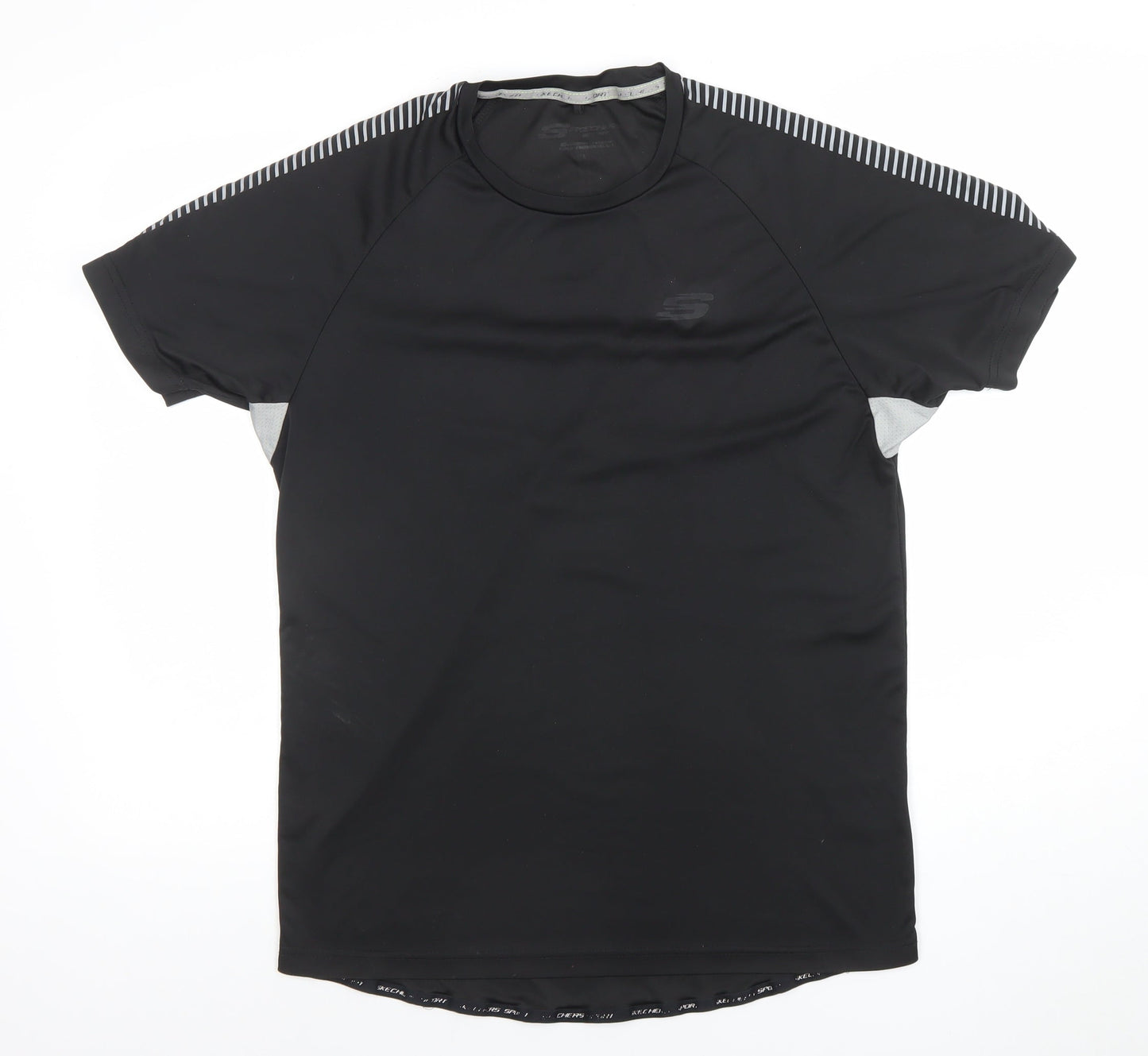 Womens UK Size L Skechers Black Basic T-Shirt