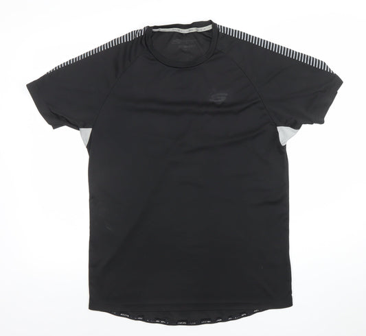 Womens UK Size L Skechers Black Basic T-Shirt