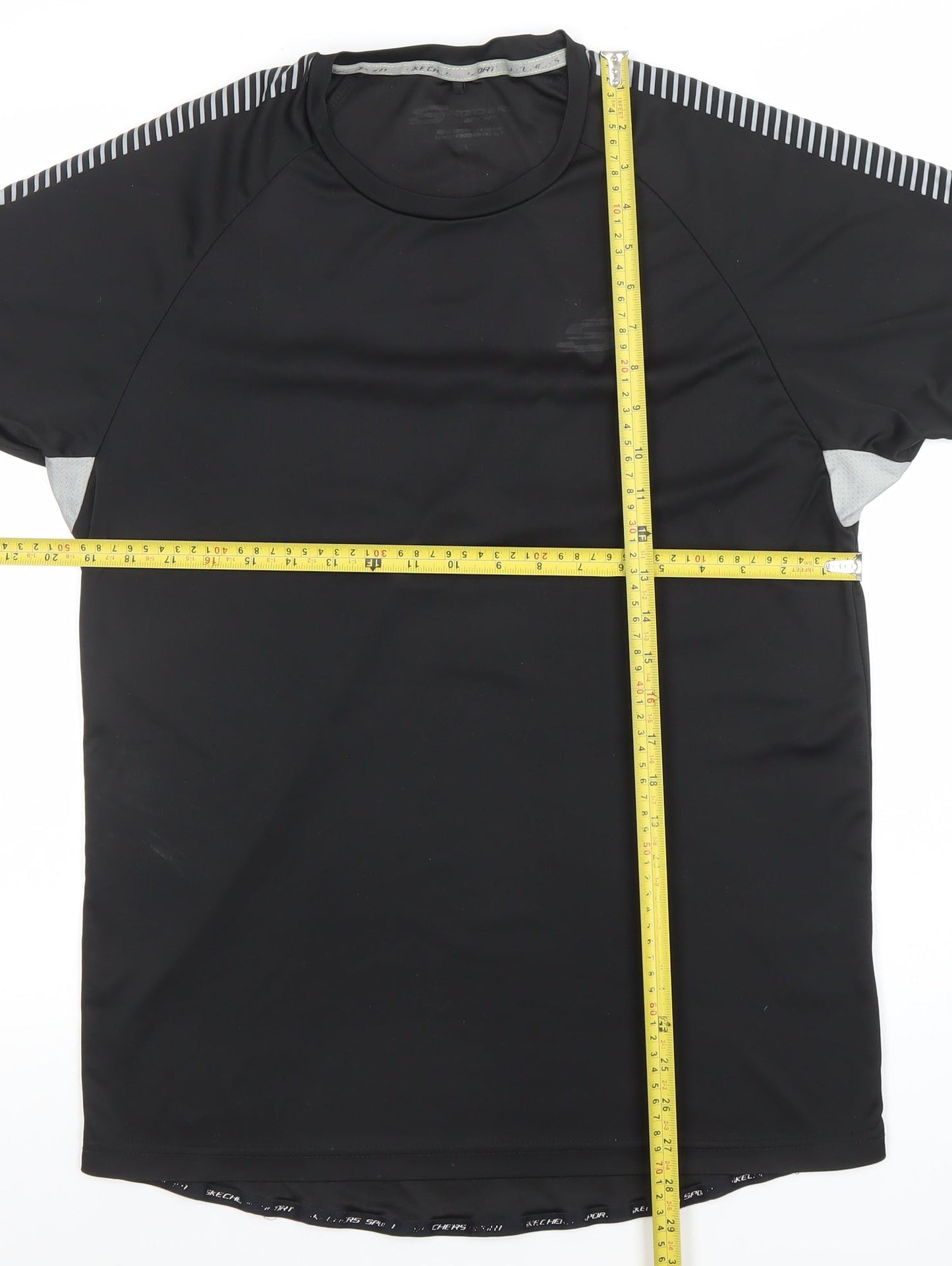Womens UK Size L Skechers Black Basic T-Shirt