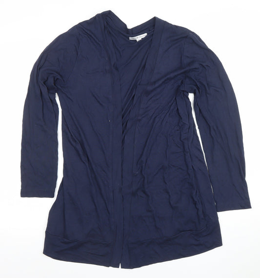 Womens UK Size 14 Capsule Blue Cardigan Jumper