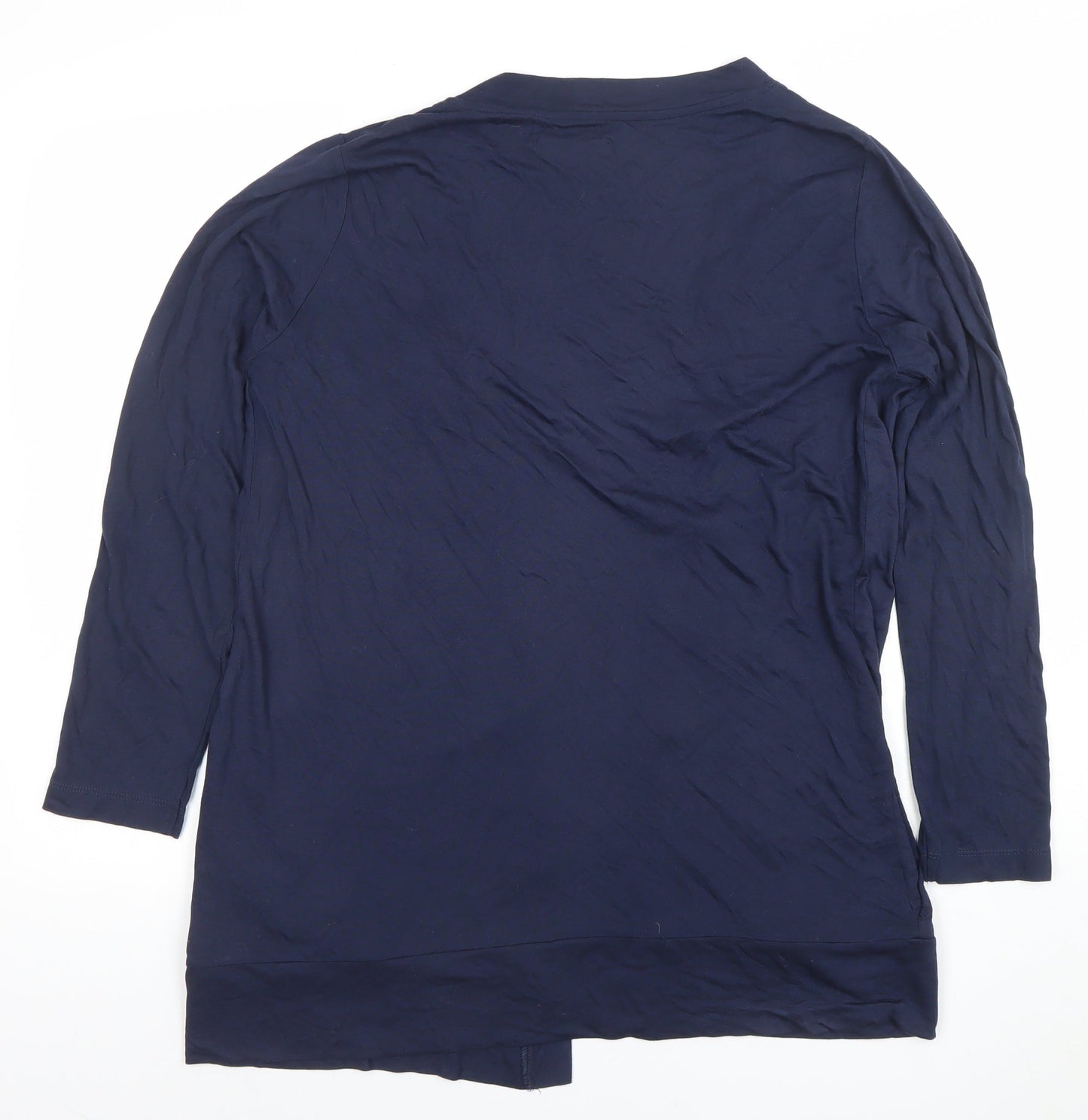 Womens UK Size 14 Capsule Blue Cardigan Jumper