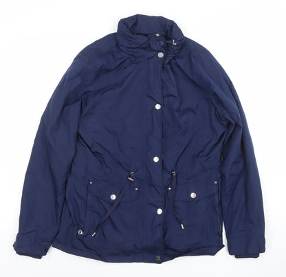 Womens UK Size 10 Dunnes Blue Parka Coat