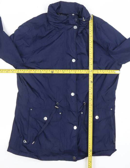 Womens UK Size 10 Dunnes Blue Parka Coat