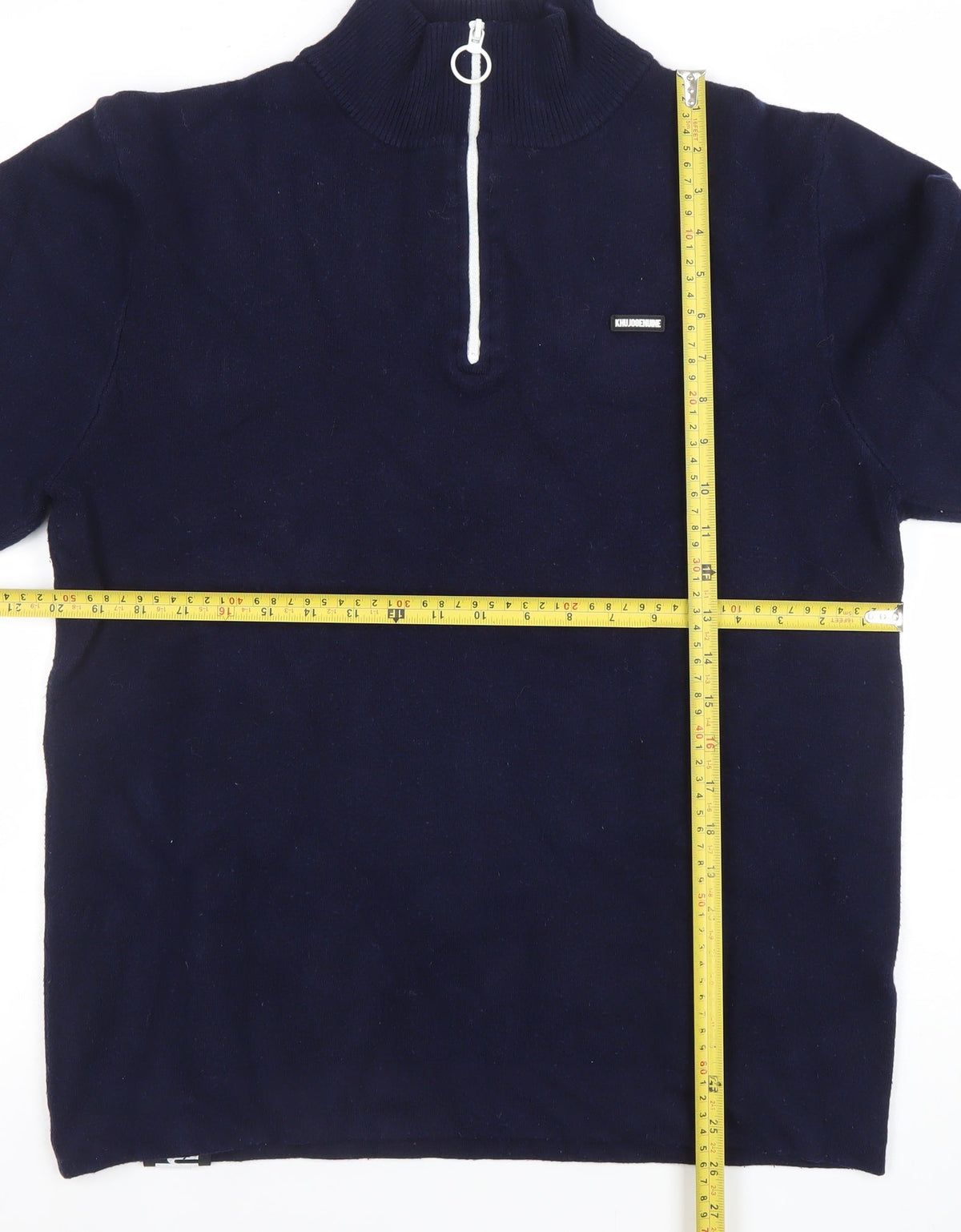 Mens UK Size L Khujo Blue Pullover Sweatshirt