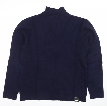 Mens UK Size L Khujo Blue Pullover Sweatshirt
