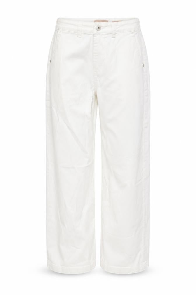 Womens UK Size 9 Zara Regular Fit Straight White Jeans