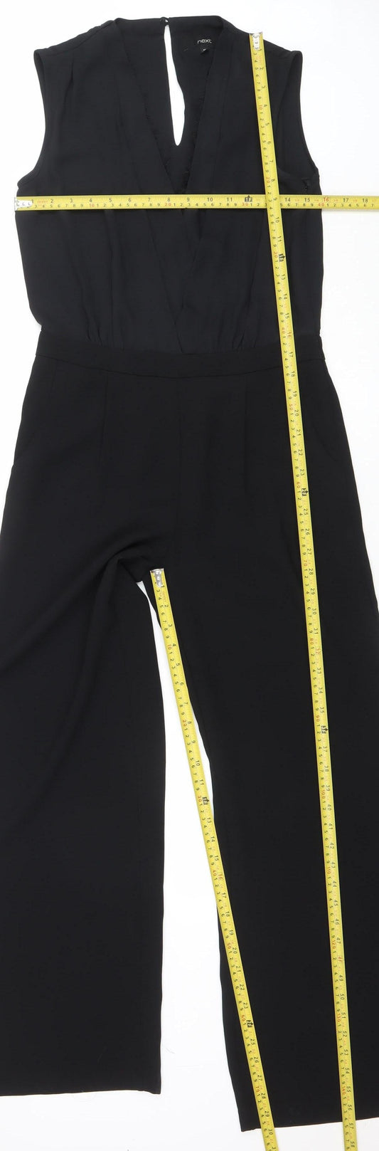 Womens UK Size 8 NEXT One-Piece Black Jumpsuit
