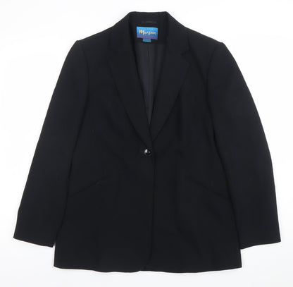 Womens UK Size 12 Monsoon Regular Black Blazer