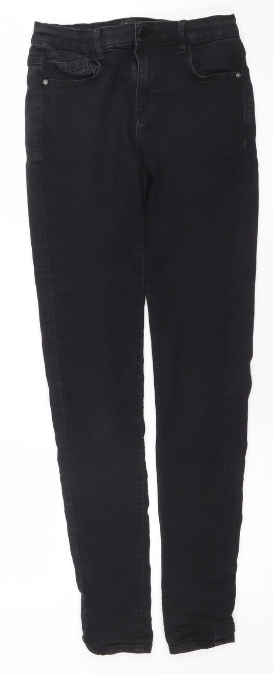 Womens UK Size M Only Slim Fit Skinny Black Jeans
