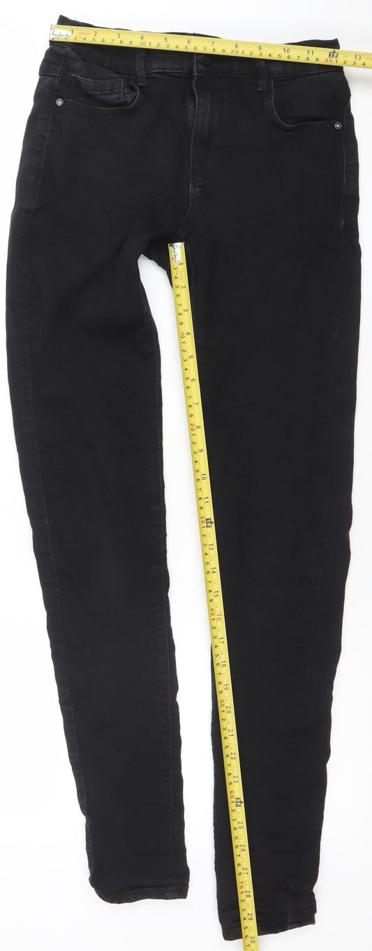 Womens UK Size M Only Slim Fit Skinny Black Jeans